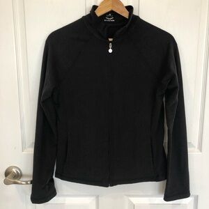 Beyond Yoga full zip jacket sweater with pockets black